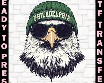 Eagles Football DTF Transfer: Philadelphia Iron-On Decal