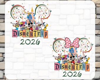 Disney Trip Dtf Transfer, Disneyland Ready To Press, Family Disney Iron On, Shirt Print