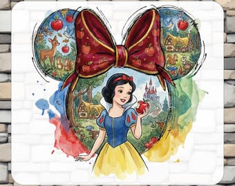 Disney Princess Snow White Dtf Transfer, Iron On, Ready To Press, Princess Transfers, Decals