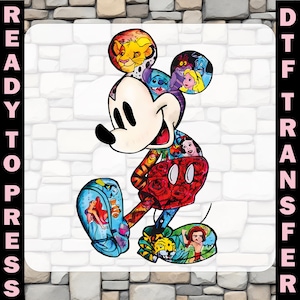Disney Couples Mickey And Minnie Ready To Press, Disney Besties Design DTF, Magic Kingdom Family Heat Transfer, Disney Trip Couple Iron On