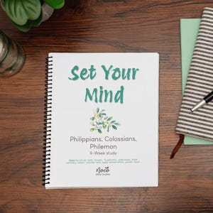 Philippians, Colossians, Philemon Bible Study Workbook: 9-Week Study,  spiral-bound w/ daily lessons and group discussion