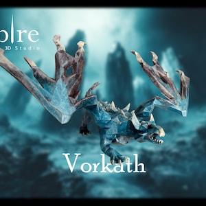 Drachen Skulptur, handbemalt | Runescape Boss Figur | Sammler Gaming Miniatur Modell