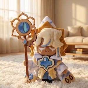 20cm Cookie Kingdom Pure Vanilla Cookie Cute Plush Doll Body Dress Up Clothes Plushies Stuffed Toys Anime Figures Birthday Gif