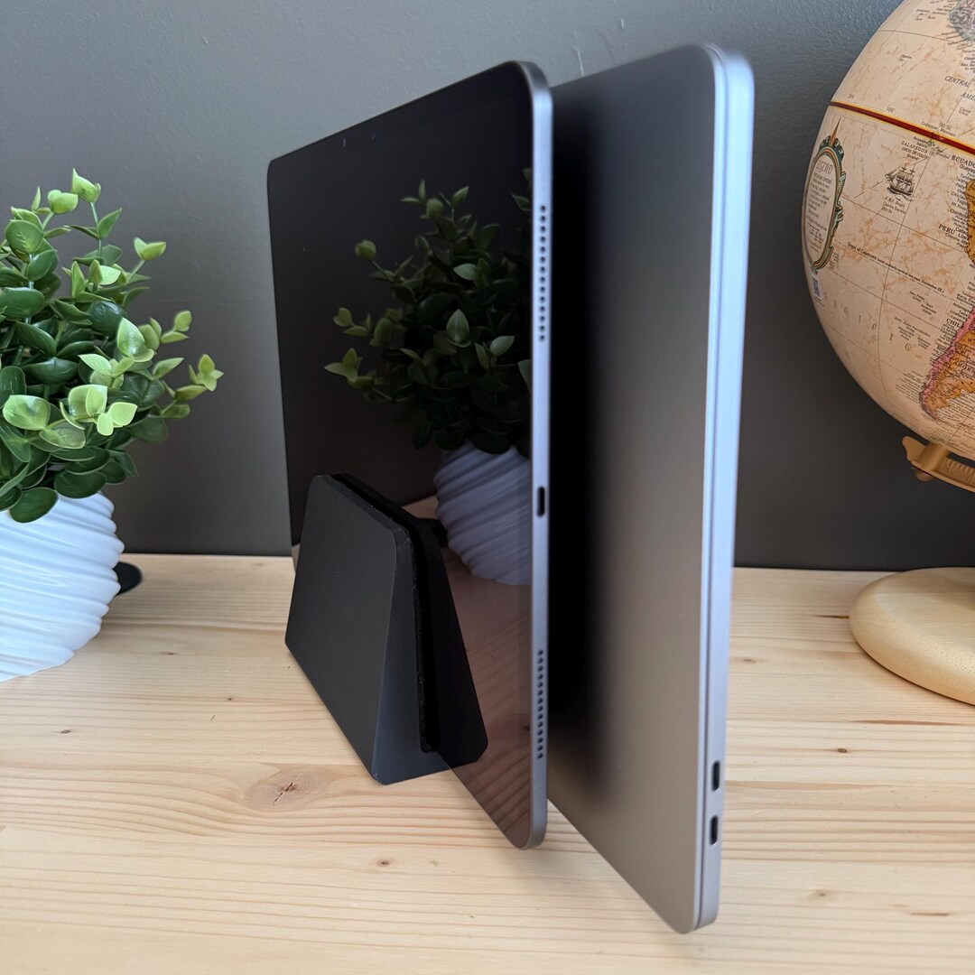 Vertical Laptop and Tablet Stand - Etsy