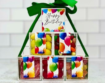 Happy Birthday Candy Tower, Candy Gift, Birthday Gift, Kosher