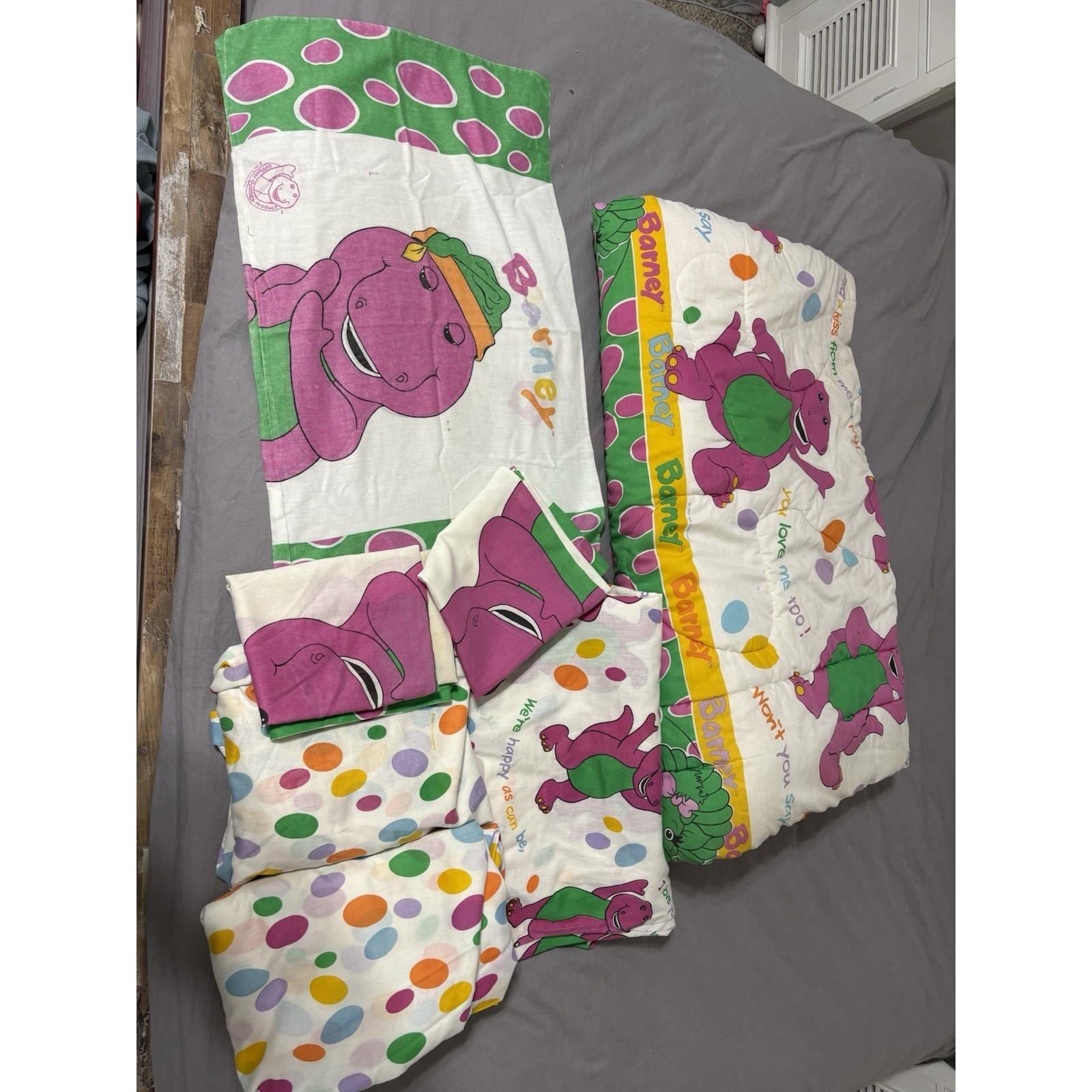 Barney Bedding - Etsy