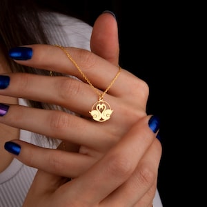10K - 14K Personalized Solid Gold Jewelry, Custom Pendant, Git For Her - Him