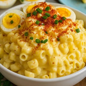 Creamy Deviled Egg Macaroni Salad Recipe: Instant PDF Download