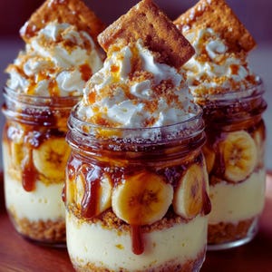 Receita de Cheesecake de Banana Caramelizada (Download Digital em PDF)