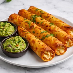 Crispy Oven-Baked Chicken Taquitos (Instant PDF Download)