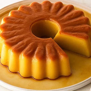 Creamy Coconut Caramel Flan Recipe: Easy Dessert (Instant PDF Download)