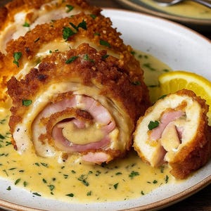 Best recipe for Crispy Creamy Chicken Cordon Bleu Instant PDF Download, family recipe book, Easy recipe