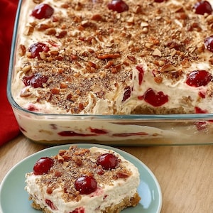 Cherry Pecan Cheesecake Lush Recipe: Easy Dessert (PDF Download