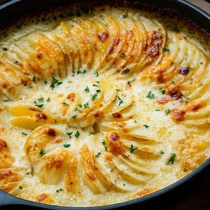 Creamy Potato Gratin Recipe: Easy Family Cookbook (PDF Download)