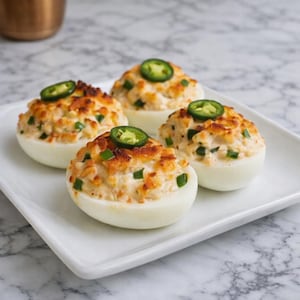 Deliziose uova alla diavola con jalapeño piccante (download immediato del PDF)