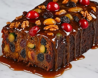 Feestelijke Brandy Fruitcake Bliss (directe pdf-download)