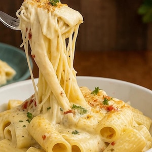 Creamy Pesto Chicken Pasta Bake Recipe: Instant PDF Download