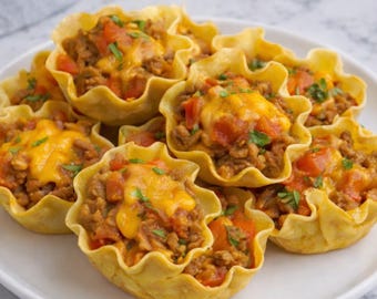 Crispy Taco Ranch Phyllo Party Bites (Instant PDF Download)