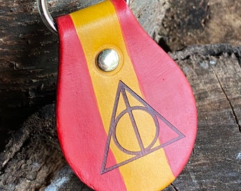 House Pride Key Fob - Red and Yellow