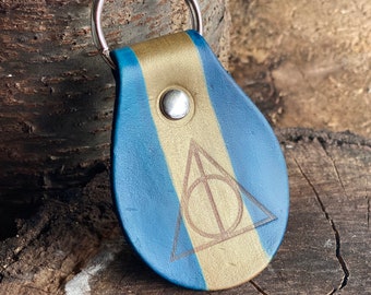 House Pride Key Fob - Blue and Bronze