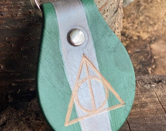 House Pride Key Fob - Green and Silver