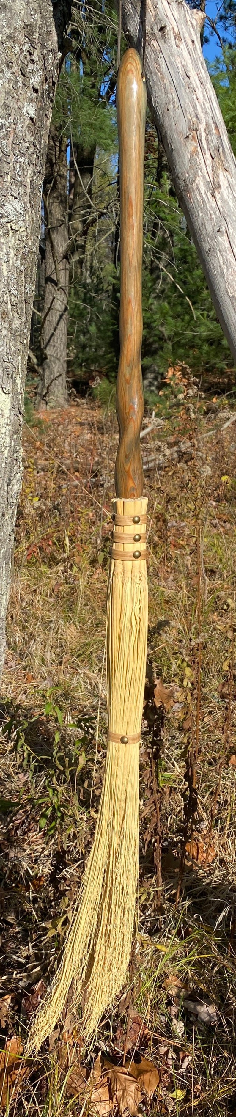 Shifting Skies Handmade Cobweb Broom Etsy