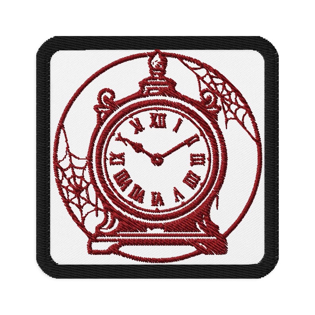 Miss Havisham Stopped Clock Embroidery Patch • Gothic Cute Literary ...