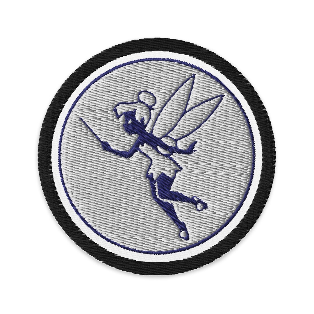 Tinker Bell Silhouette Embroidery Patch • Fairy Dust Trail • 3-inch ...