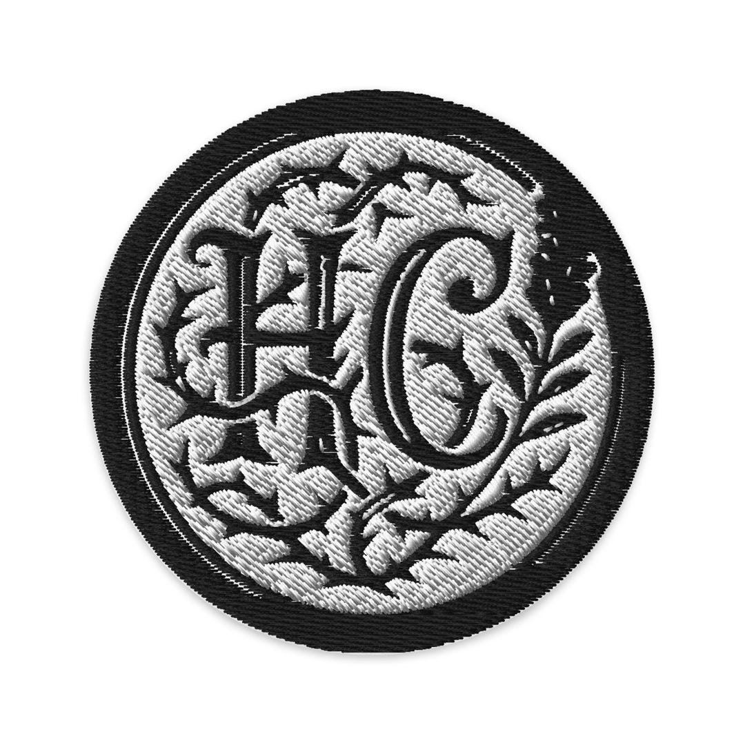 Tangled Heathcliff & Catherine Monogram Patch • Gothic Embroidery Patch ...