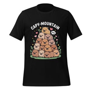 Cute Capybara Mountain Digital Design | Instant Download PNG for Shirts, Hoodies, Wall Art, Tote Bags & More