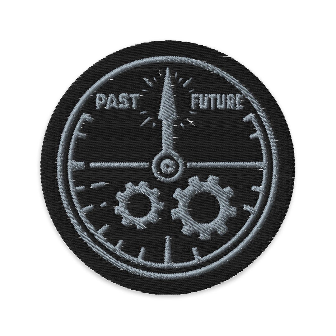 Time Machine Control Panel Dial Embroidery Patch - Etsy