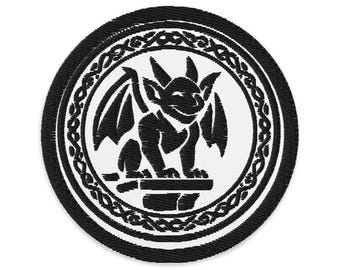 Gargoyle Guardian Crest Embroidery Patch