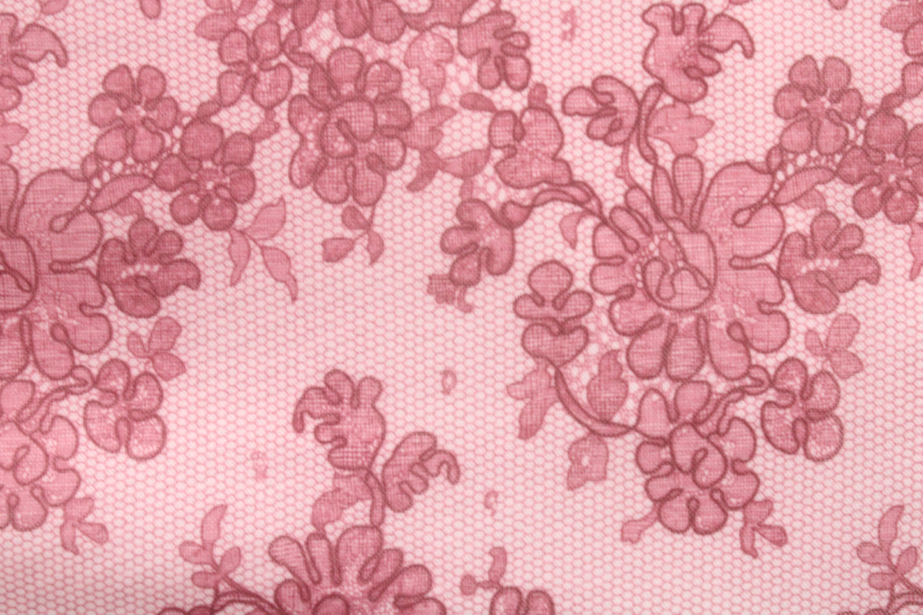 Stretch hot Pink lace Fabric 58 inches Wide Sold by Yard