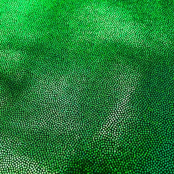 4-Way Stretch Holographic Mystique Spandex Fabric - Green