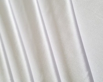 White Stretch Satin, Sublimation Fabric