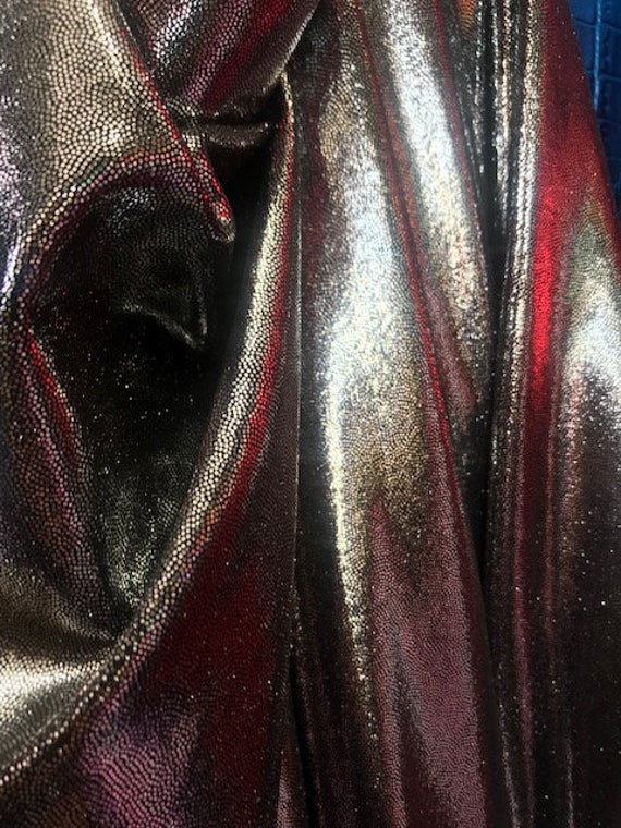 1 X Spandex Metallic Silver Fabric /60/ Sold by The Yard