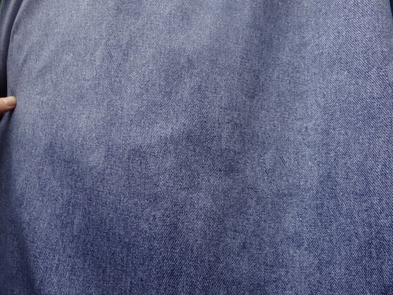 4-way Stretch Printed Spandex Blue Denim Jean Stretch Denim