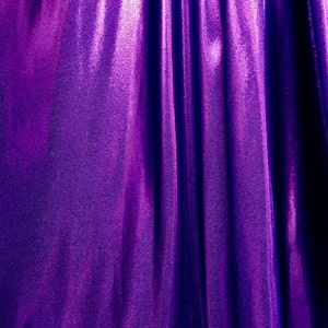 4-Way Stretch Mystique Metallic Spandex Fabric - Purple