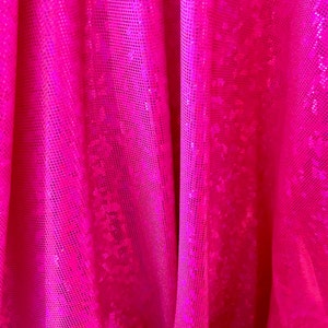 Hot Pink 4-way Stretch Metallic Shattered Glass Spandex Fabric - Etsy