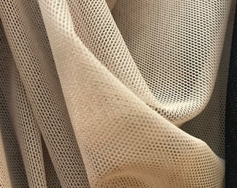 Tan mesh fabric discount