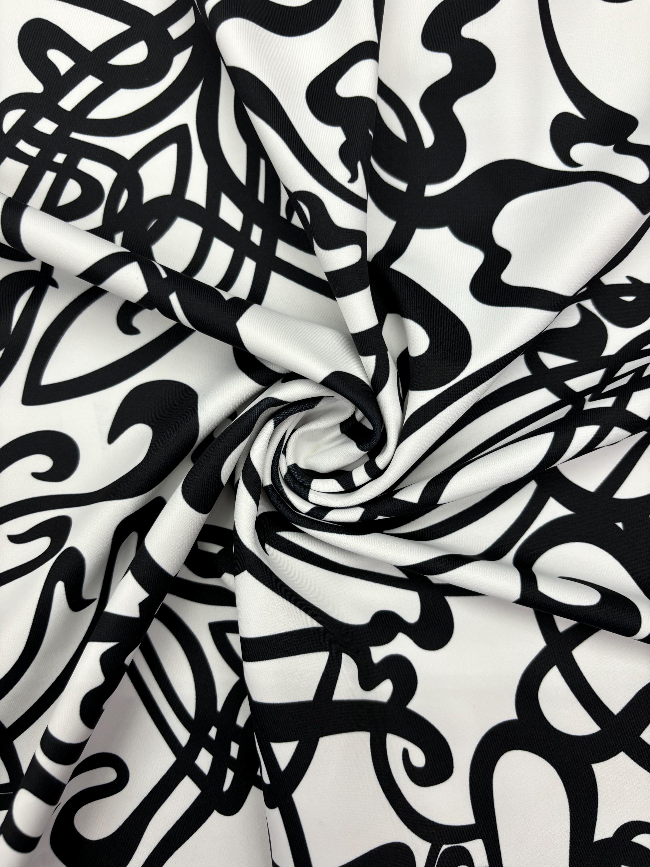 Abstracte muzieknoot spandex