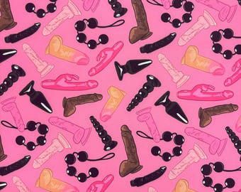 Sex Toy Printed Spandex