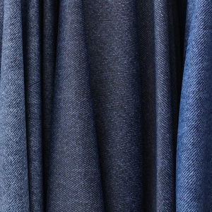 4-Way Stretch Printed Spandex Fabric - Denim Print - Light, Medium, Dark