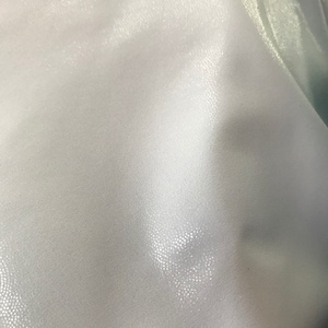 4-Way Stretch Mystique Metallic Spandex Fabric - White