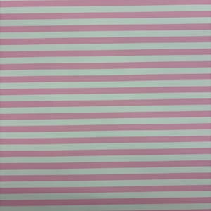 Baby Pink Quarter Inch Striped Spandex