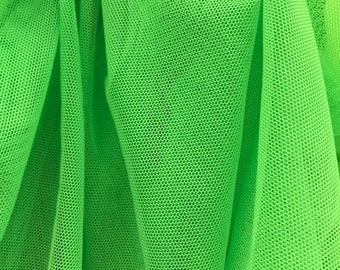 4-Way Stretch Power Mesh - Neon Lime