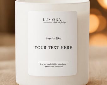 Vela divertida personalizada, regalo ideal para ella, él o amigos, vela aromática de cera de soja de 227 g (8 oz) para Navidad, cumpleaños, damas de honor o jubilación.