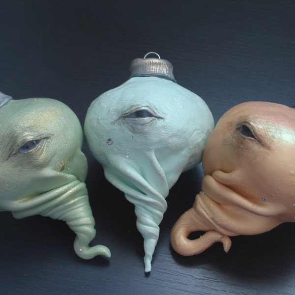 Creepy Christmas Holiday Ornaments The Fates: