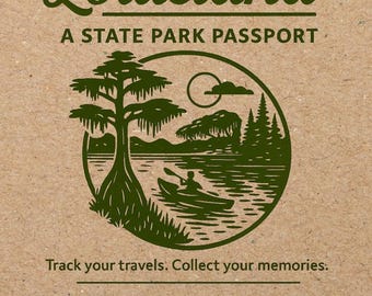 Louisiana State Park Passport – Travel Journal for 21 Parks – Adventure Tracker