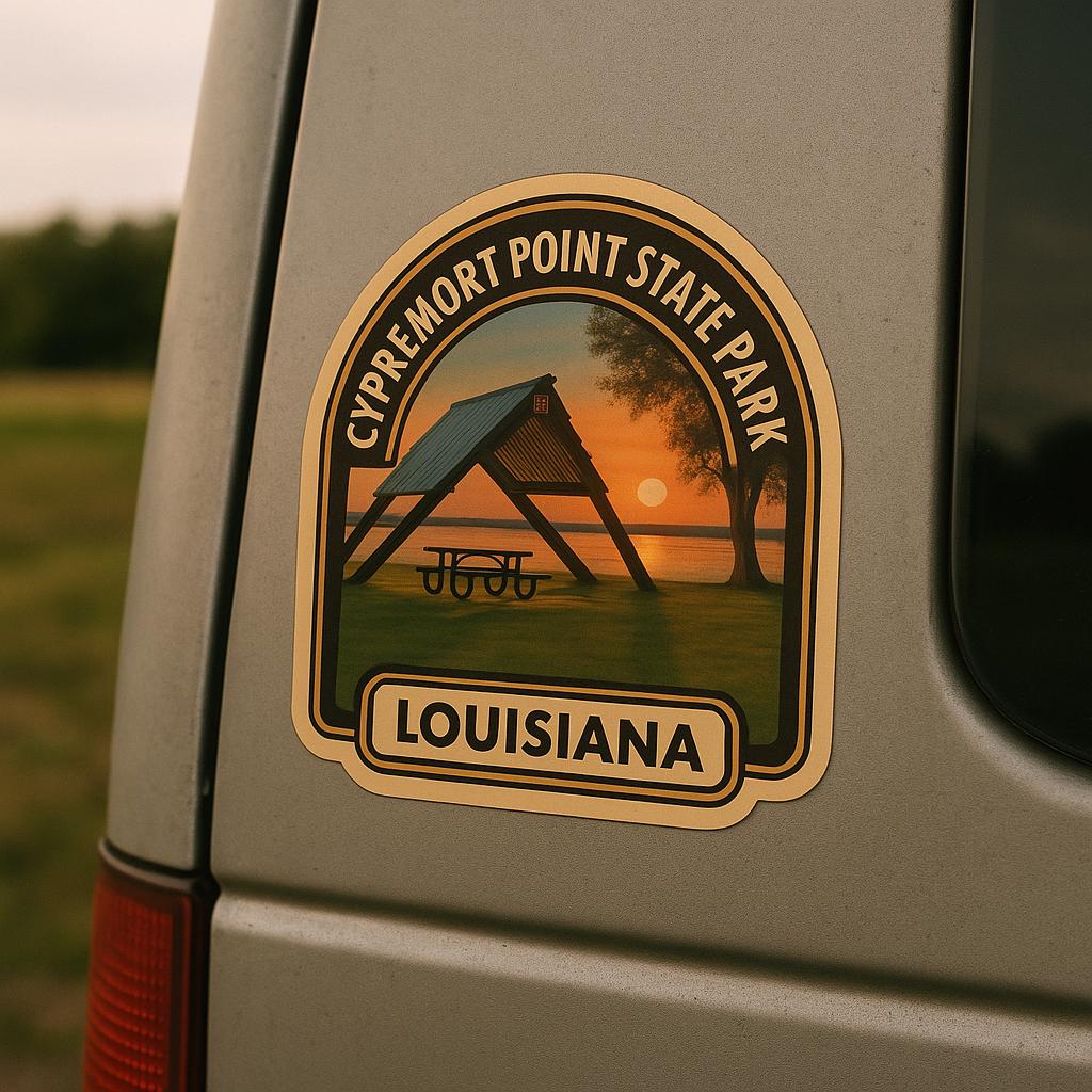 Cypremort Point State Park Sticker: Louisiana RV Travel Souvenir - Etsy